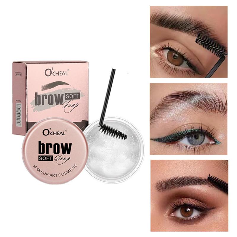 Eyebrow Styling Gel 3D Feathery Wild Brow Wax Waterproof Long Lasting Easy To Wear Shaping Eyebrows Makeup Sculpt Soap Cosmetics