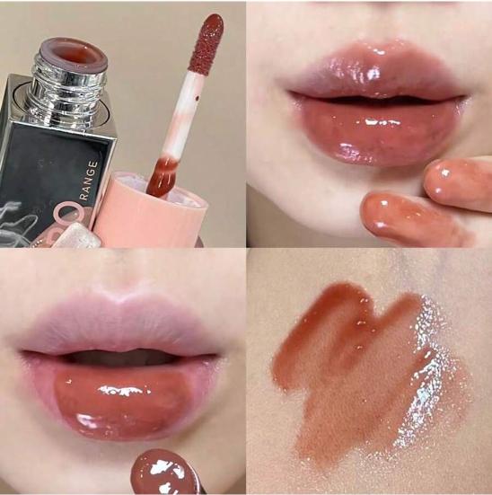 Herorange Mirror-Shine Lip Gloss, Moisturizing and Non-Sticky, Comes in a Variety of Colors, Suitable for Both Men and Women, Perfect for Holiday