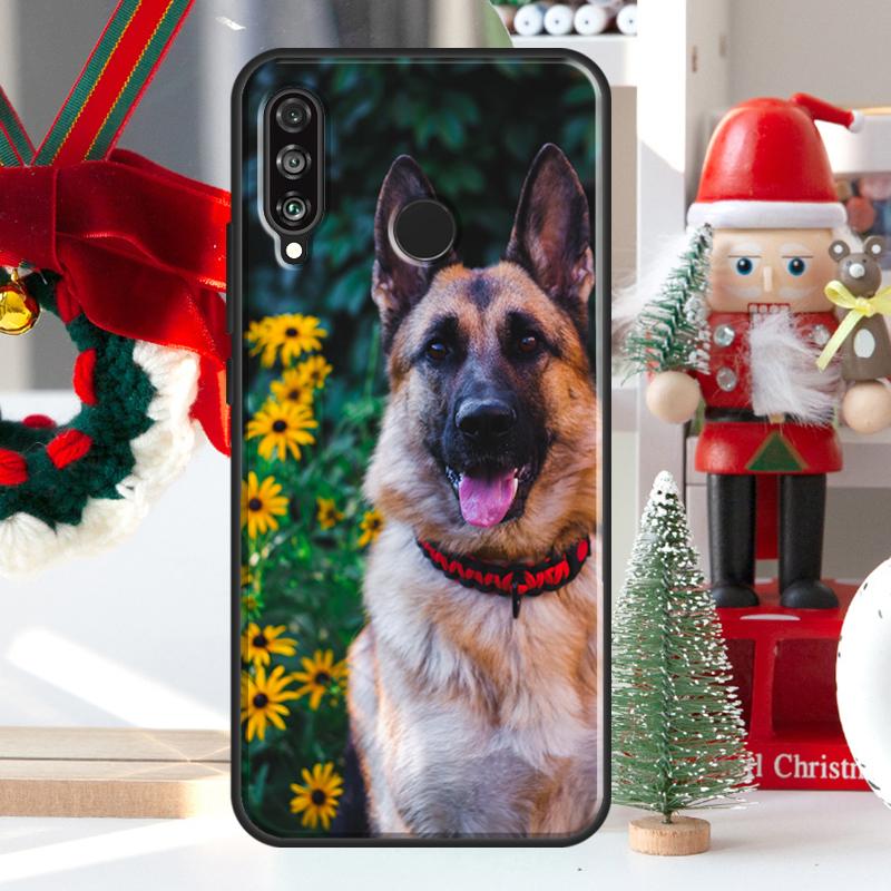 German Shepherd Dog For Huawei Nova 9 10 SE 11 Pro Y60 Y70 Y90 Y61 Y91 Y72 Y73 12i 11i 8i P20 P30 P40 Lite Case