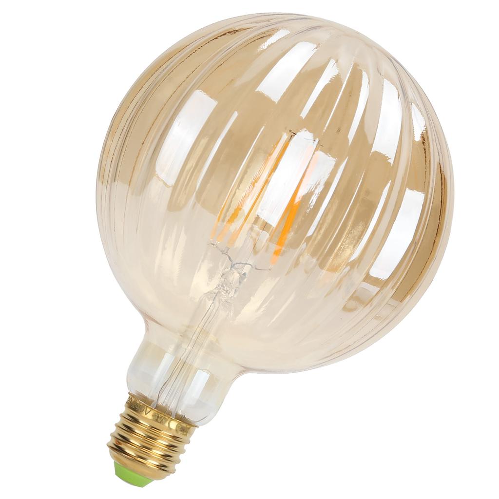 4W G125 Antique Bulb E27 WatermelonShape LED Filament Lamp Home Decoration 220V Warm Light(Gold )