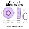 Flip Charger Protective Case TPU Charger Cover Charging Dock Storage Shell for Oura Ring 4/Ring 5