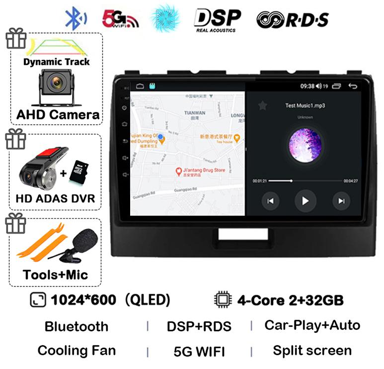 Android 14 Carplay For Suzuki Wagon R 2010 2011 2012 2013 2014 2015 2016 2017 2018 Car Radio Multimedia Video Player GPS Stereo