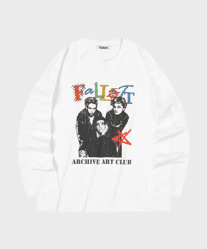 FALLETT Art Club Band Long Sleeve White