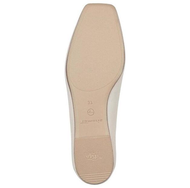 Женские слипоны Tamaris 1-1-24217-20-413 gold, белые