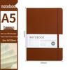 A5 Faux Leather Strap Notebook with Elastic Band - Customizable Business Office Journal