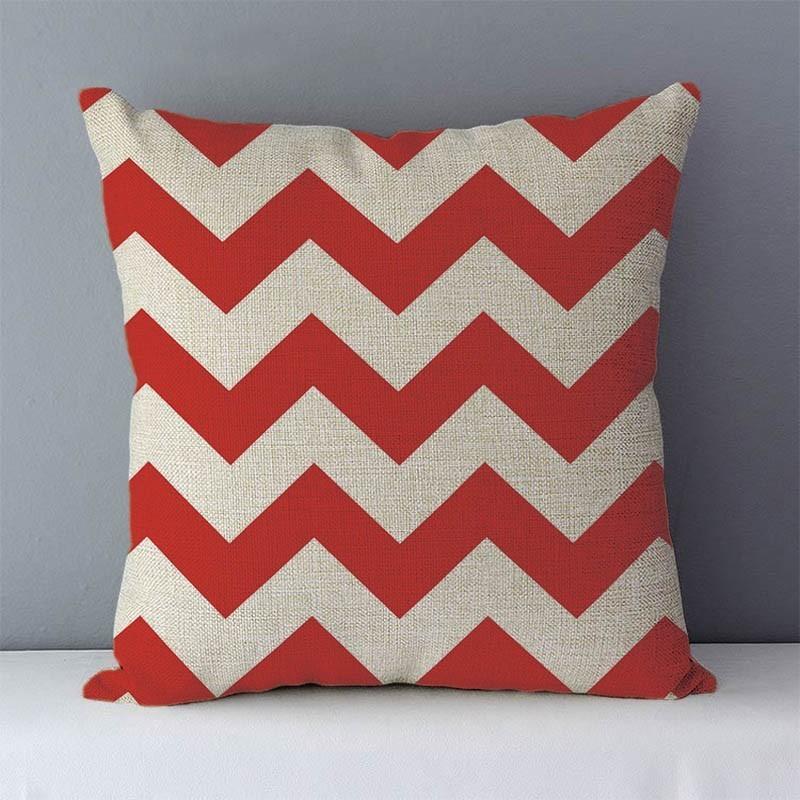 Quality Cozy Popular Geometric Couch Cushion Cover Home Decorative Pillows 45X45Cm For Bed Seat Back Cushions Bedding Pillowcase