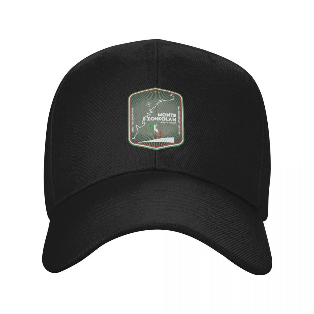 Monte Zoncolan Italy Italia Car, Cycle, Motorcycle Trail Map Sticker T-shirt 03 Baseball Cap Vintage Sports Cap For Men Women's