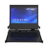 MT-viki KVM Switch with Integrated Foldable LED Display and IP Remote Access