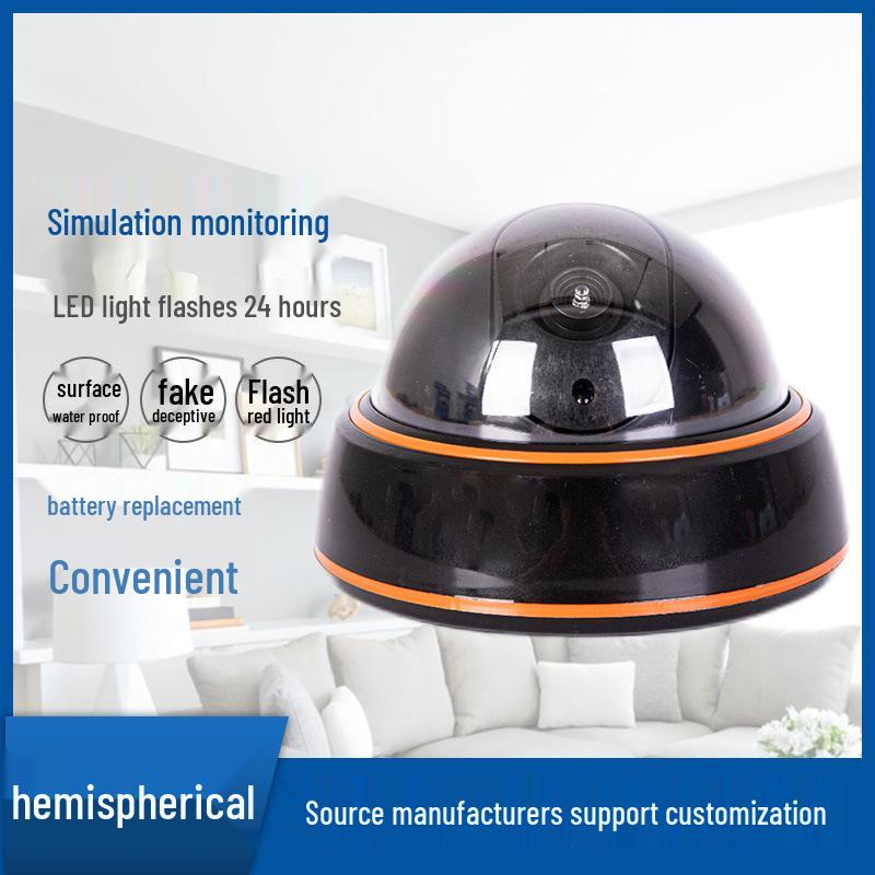 2-Pack Large Fake Surveillance Cameras for Outdoor Home Security