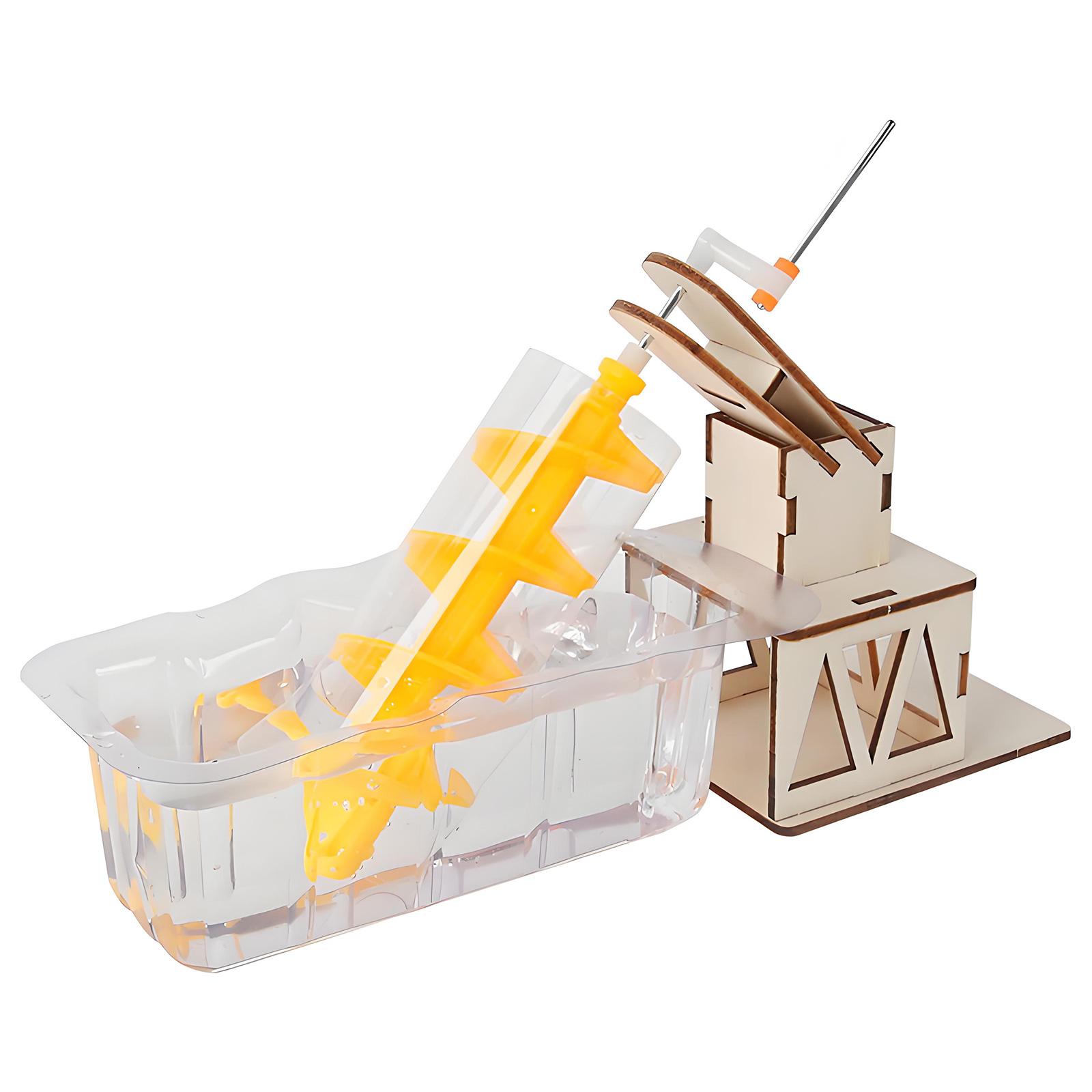 Fun Learning Water Wheel Construction Set Teaching Fluid Dynamics Basics Childrens Physics Learning Tool for School 1