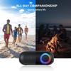 Waterproof Bluetooth-compatible 5.0 Speaker With RGBs Light Effects Portable Outdoor Wireless Speaker Long Playtimes Plastic Housing