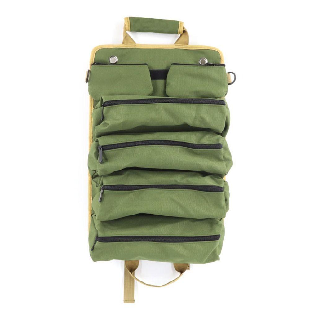 Oxford Cloth Tool Roll Organizer Lightweight Tool Storage Bag Roll Up Tool Bag  Tool Organization