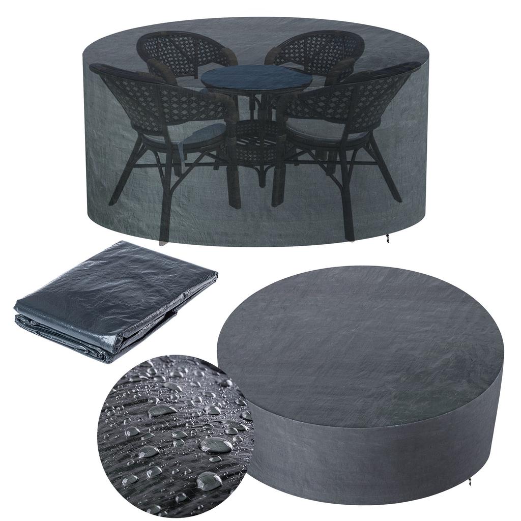 KADAX Cover For Garden Furniture Table Armchair Chair Waterproof Round 190x190