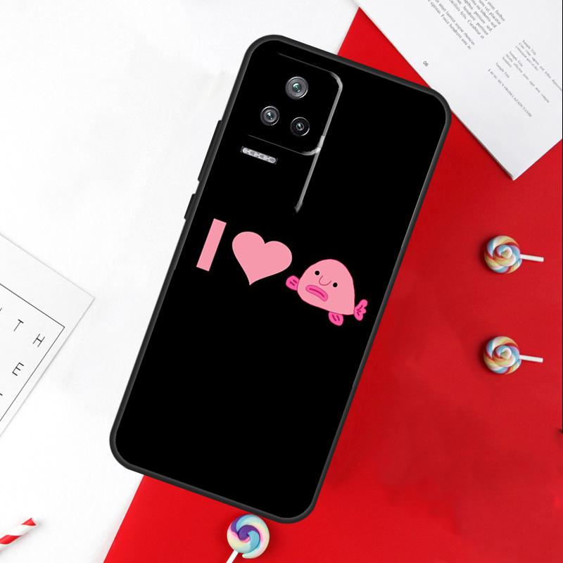 Cute Blobfish Cover For Xiaomi 11T 12T 13T 14T Pro 13 14 15 Ultra POCO X7 Pro X3 X5 X6 F5 F6 M6 Pro Case