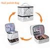 Tragbare doppellagige Aufbewahrungstasche für Nagellack & ätherische Öle – Wasserdichte, hochwertige Kosmetiktasche