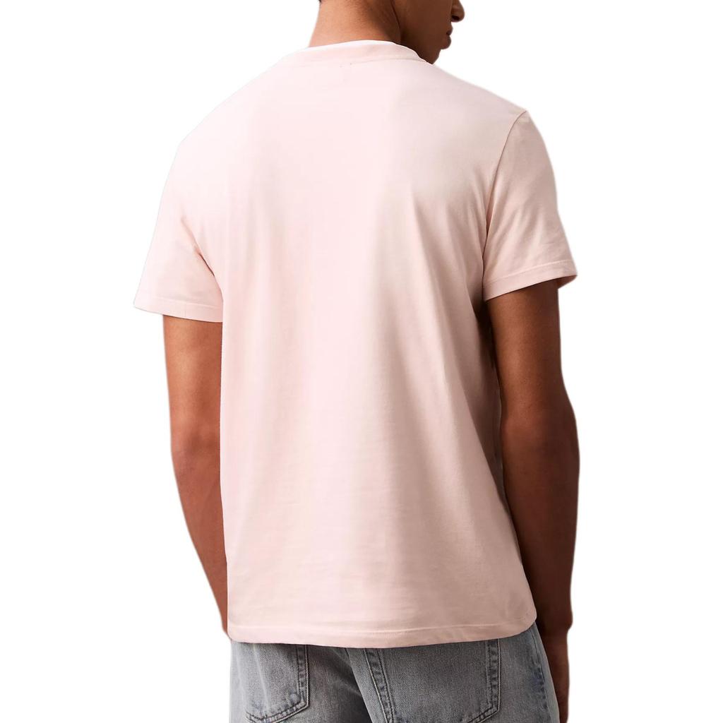 Calvin Klein Soft Casual Comfortable Crew Neck Short Sleeve T-Shirt Men tops Light-Pink 40BC238-831