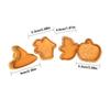 1 Set Biscuit Molds Lovely Halloween Themed Party Supplies Plastic Embossed Mould Special-shaped Easy To Clean Cookie Cutter
