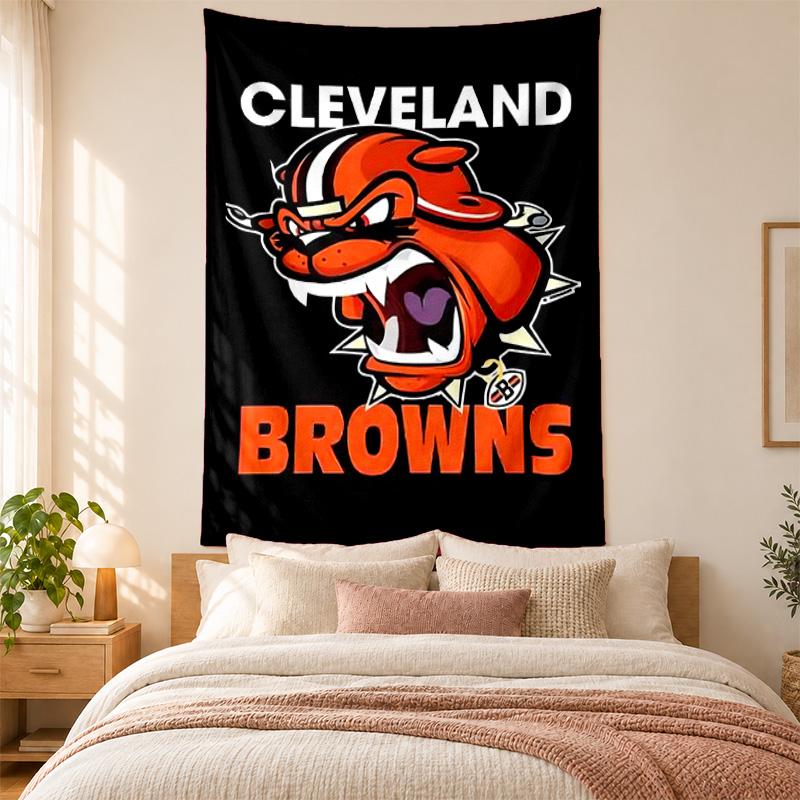 Cleveland Browns Tapestry highquality for decorating living room bedroom dorm walls ideal as bedroom wallart orholiday gift