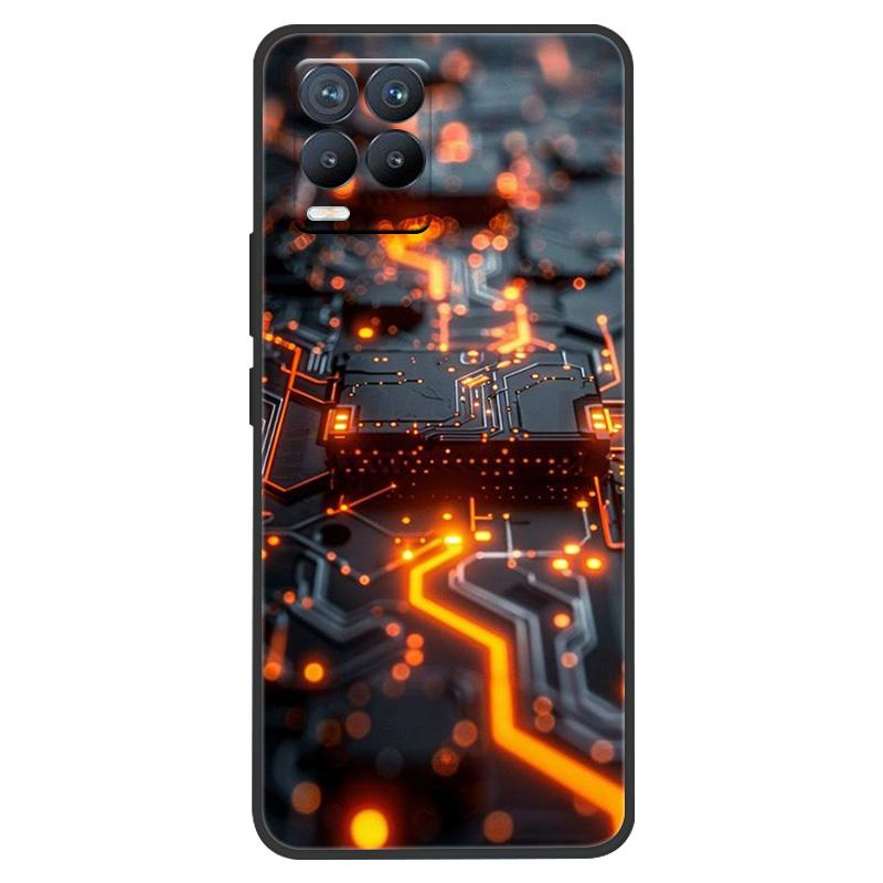 For Realme8 Pro 4G Soft Silicone Shell Protective Cover Cool Car Animal Cartoon Pattern Phone Case For Realme 8 pro RMX3081 8i
