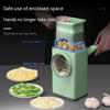 Rotary Vegetable Peeling and Shredding Slice Three-in-one Drum Vegetable Cutter Grater Kitchen Vegetable Cutting Tool