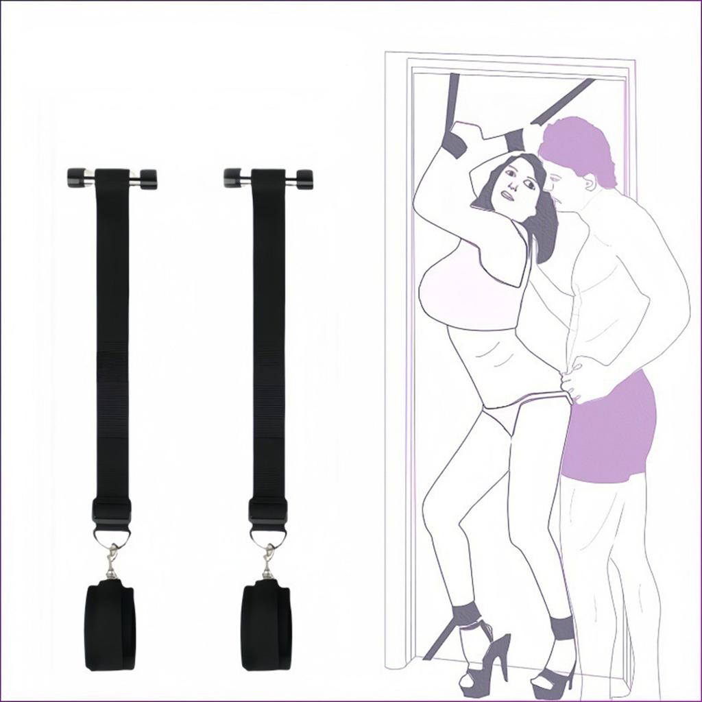 Türhänger Sex Handschellen Bondage Fesselung Hängend an Tür Schaukel Handschellen Paar Sexspielzeug Einfache Installation Handschellen 18+