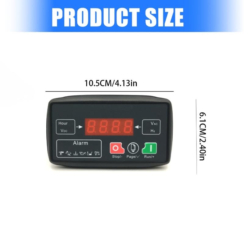 Small Gasolines Generator Set Controller LED Display Controller Board Generator Automatic Start and Stop