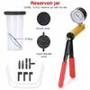Hand Held Vacuum Pump Brake Bleeder Set Clutch Fluid Bleed Tester Tool Kit Oil Change Power Steering Fluid Bleeding Tool Kit