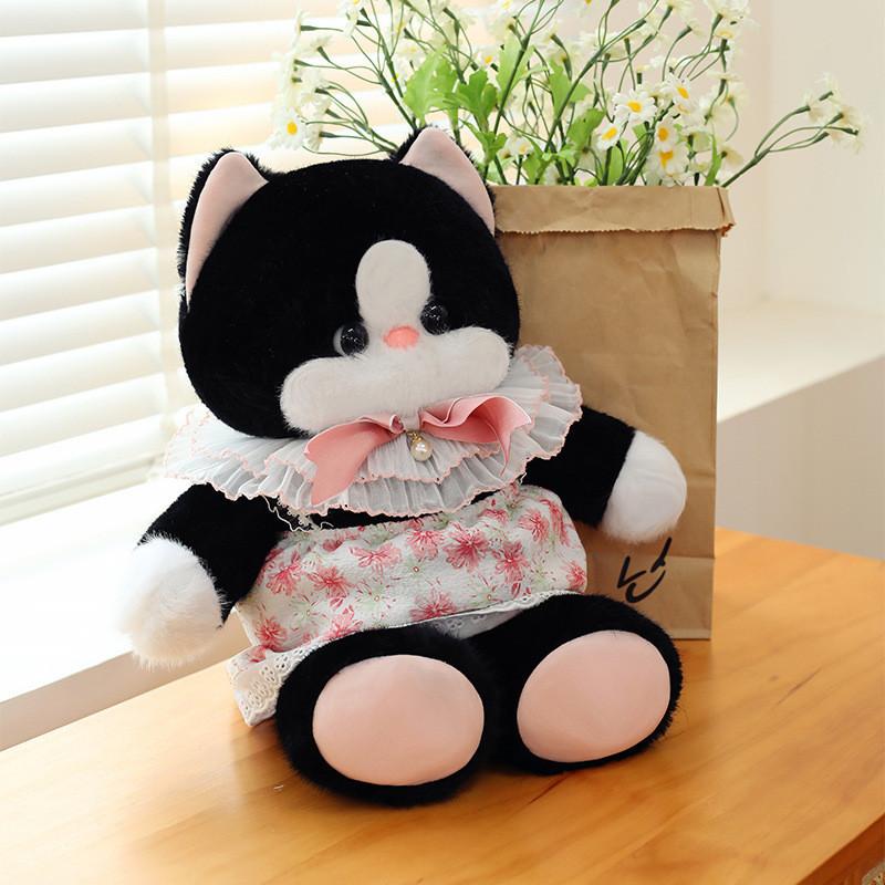 Cute And Realistic Cat Plush Toy Doll Sleep Pillow For Girls Soft Cuddly Gift