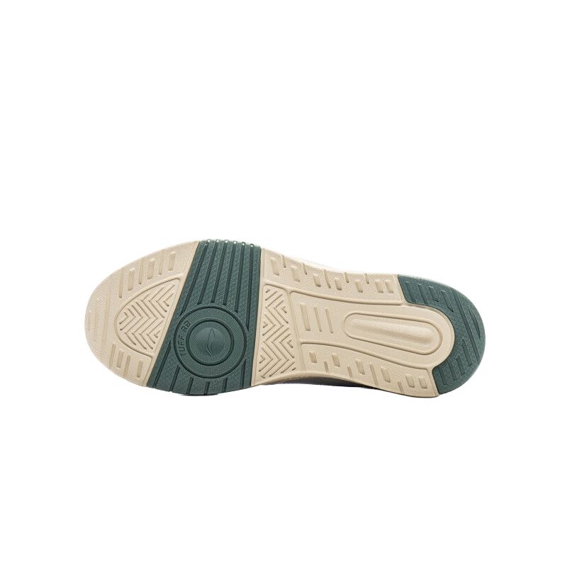 Li Ning Kids Sports Lifestyle Series Trail Comfortable Fashion Non-Slip Wear-Resistant Low-Top Casual Shoes Kids Casual Shoes White Green YKCV108-5