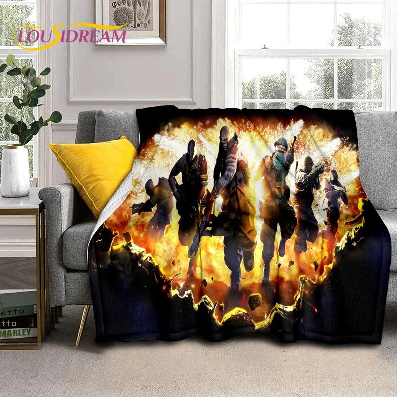 Counter Strike Game,CS GO,Gamer 3D Blanket,Soft Throw Blanket for Home Bedroom Bed Sofa Picnic Travel Office Cover Blanket Kids