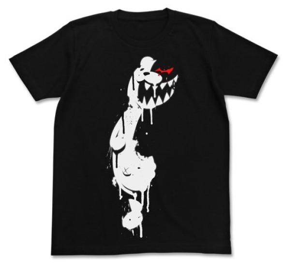 

School of Hope and High School Students of Despair THE ANIMATION Monokuma Stencil Black XL [COSPA] Danganronpa T-Shirt Size чорний