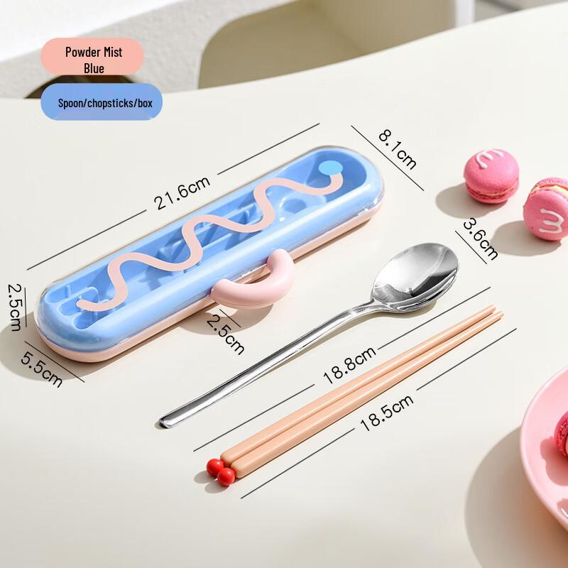

Ru Han Dopamine Portable 304 Stainless Steel Cutlery Twin Pack