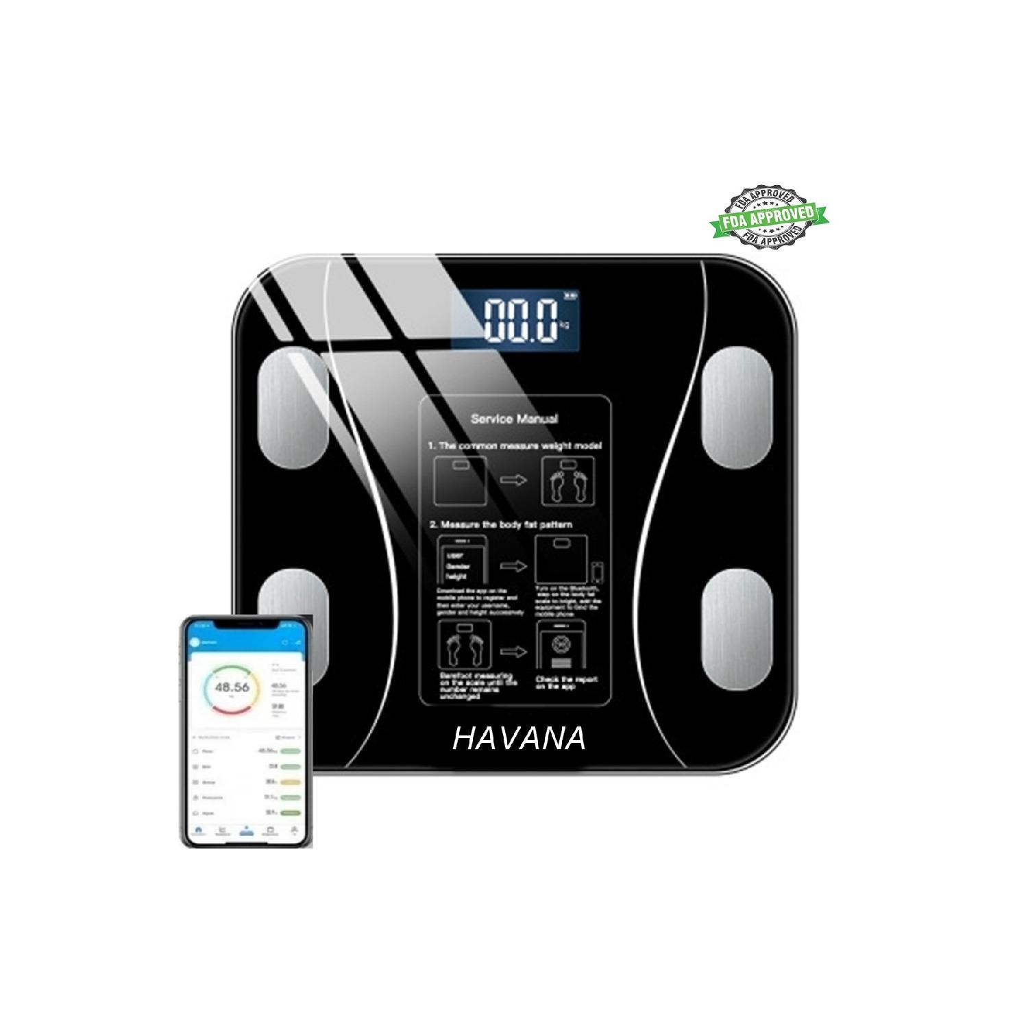 

Цифровые умные весы Bluetooth, весы для анализа тела, весы, светодиодная панель