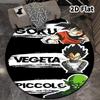 Kulatý koberec Dragon Ball Koberec do obývacího pokoje Ložnice Pohovka Herní místnost Dekorace Protiskluzová podložka