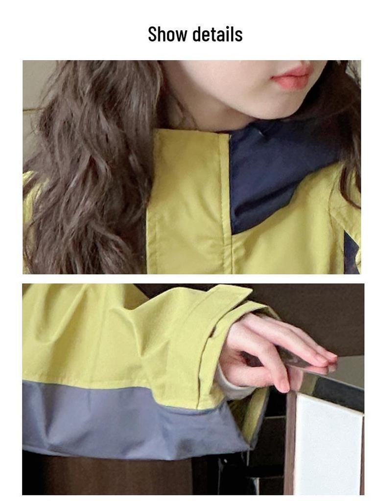 2025 Mädchen Kapuzen-Windjacke - Stilvoller Frühlings-/Herbstmantel für Jugendliche