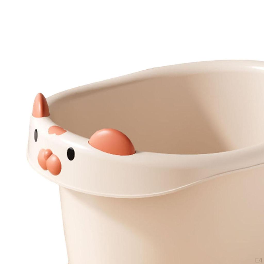 Wanna Wiaderko do Kąpieli dla Noworodków Spód z Antypoślizgiem Do Siedzenia i Moczenia Basenik Prysznicowy Wiek 5-8 Lat