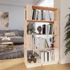 Day and Night - Day and Night Shelf/space Divider Solid Pine Wood 80x25x132 Cm