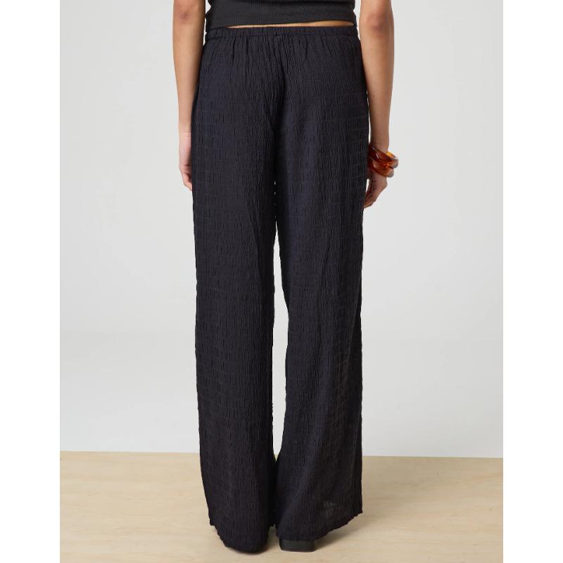 Women's Casual Straight Pants Thin Strap Elastic Waist Autumn Thin Wide Leg