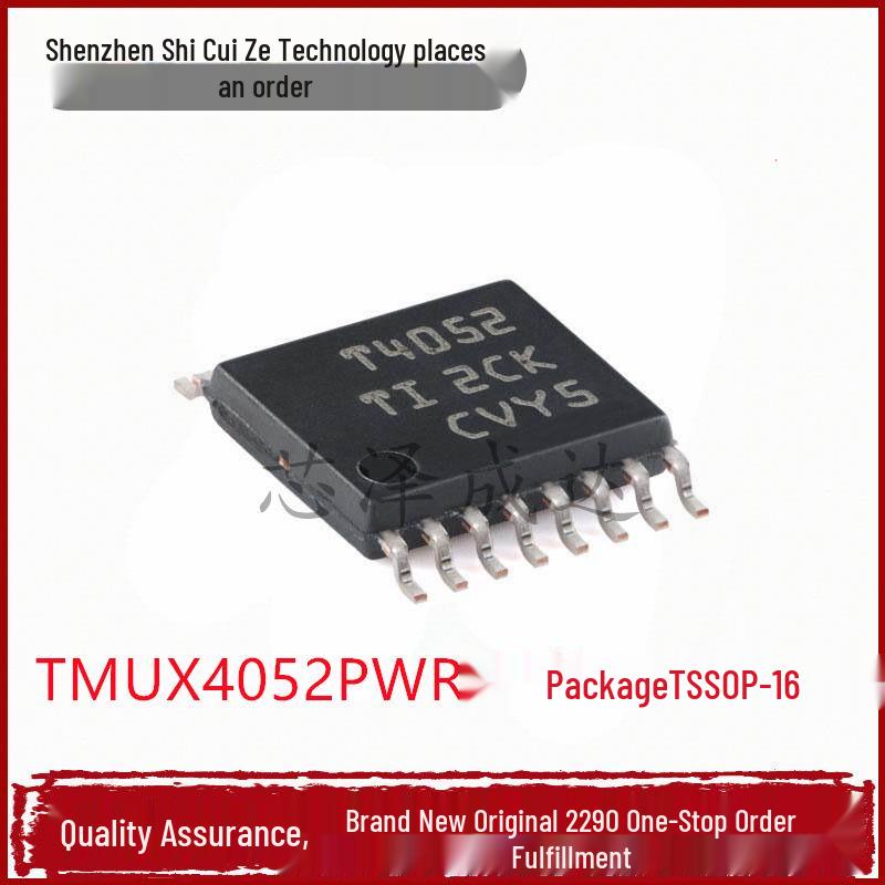 Original TMUX4052PWR TSSOP-16: 1.8V Logic-compatible, 2-channel Multiplexer.