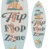 Holz Surfbrett Plakette Hängende Dekoration für Zuhause und Restaurant