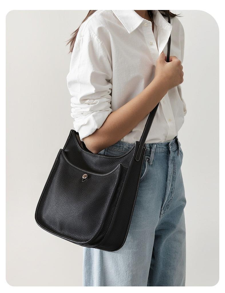 Bag To Picture To Sample First Layer Cowhide Handbag Large Capacity Mother and Child Bag Genuine Leather Women's Bag Guangzhou Luggage