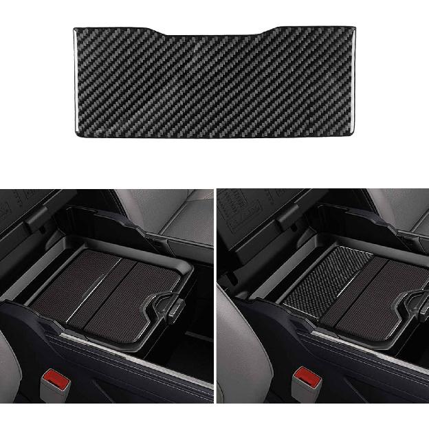 Real Soft Carbon Fiber Car Gear Shift Control Panel 2/4WD Switch Button Dashboard Trim Sticker Compatible with Dodge Ram 1500/2500/3500
