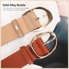 Alloy Buckle Waist Belt Faux Leather Leather Waistband Minimalist Waist Strap  Casual Daily Wear