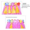 80cm Thick Flowing Grass Skirt Set: Eight-Piece Hawaiian Seaweed Dance Outfit for Adults