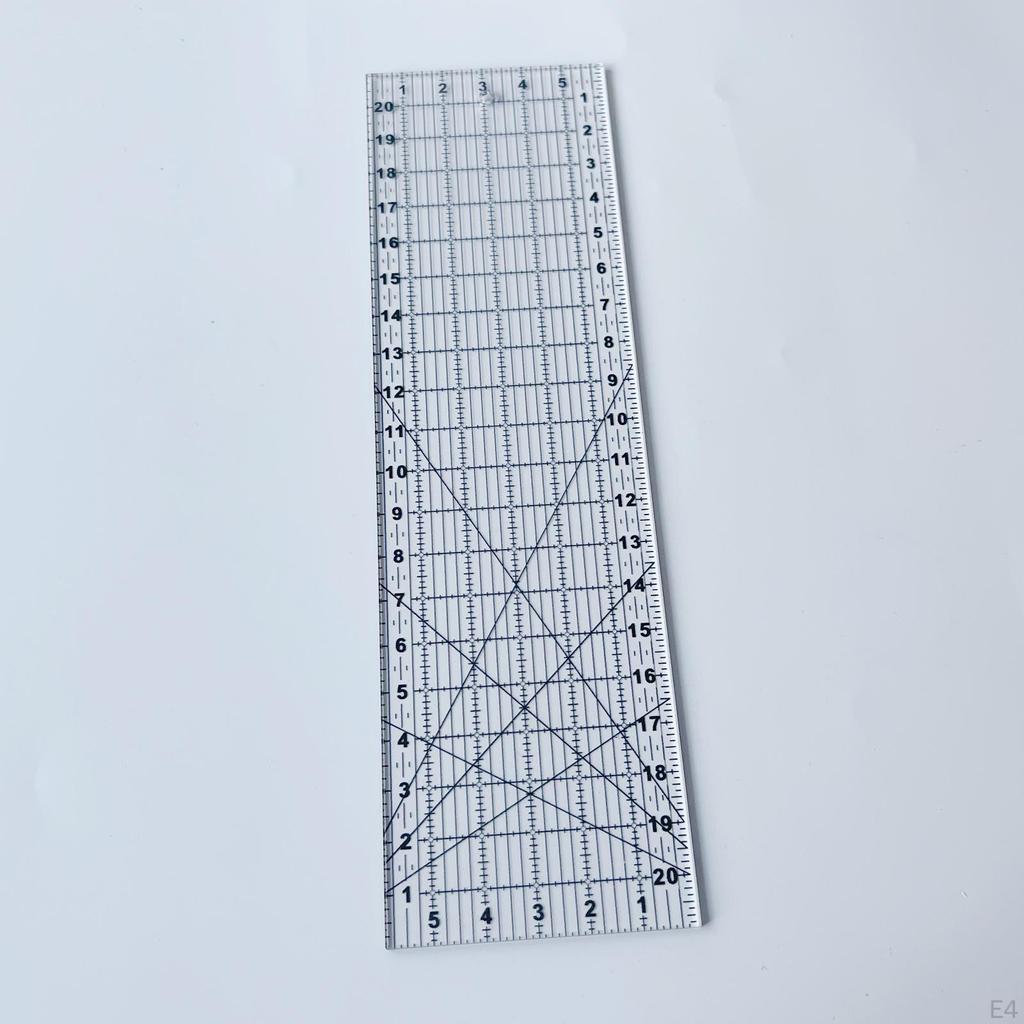 9inch Quilting Template Sewing Machine Domestic Templates DIY Ruler for Simple Clothing