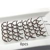 Set da 20 pezzi di accessori per capelli a forma di disco a spirale, strumenti per lo styling dei capelli marroni e neri, vendita diretta in fabbrica