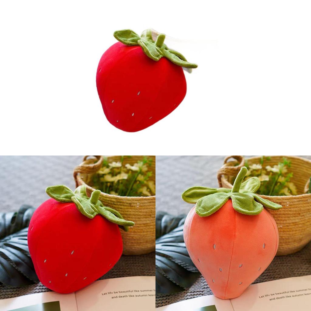 Fruit Plush Toy Strawberry Soft Short Plush Gift For Girls Kids