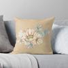 Living Room Bedroom Floral Print Cushion Cover Cotton Linen Pillow Cover Room Decoration Sofa Decoration Cushion