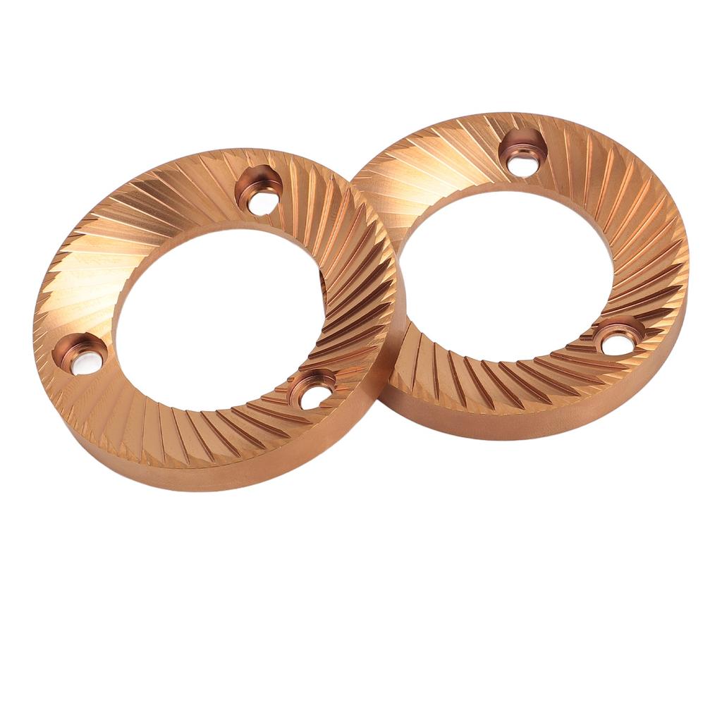 2PCS Coffee Grinder Flat Burr 64mm Titanium Plated Multi Purpose Flat Burr for DF64 DF64P DF64E