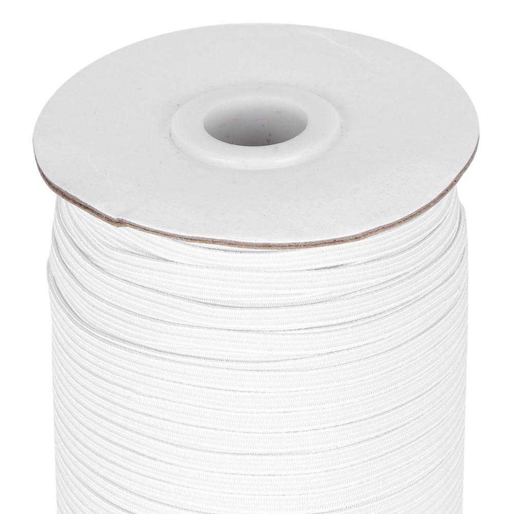 High Elasticity Elastic Band Rope 1/8 Inch Width Elastic Sewing Supplies For Sewing DIY Projects белый